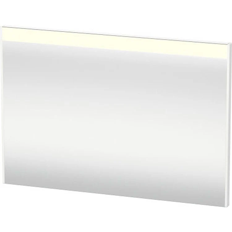 Mirror Brioso 27-1/2 x 40-1/8 Inch Basalt Matte with Lighting Rectangle 1-3/8 Inch - Frankwebs