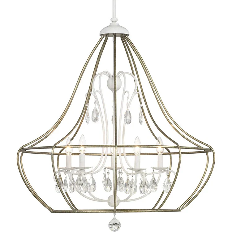 Fleurette Five-Light Chandelier - Frankwebs