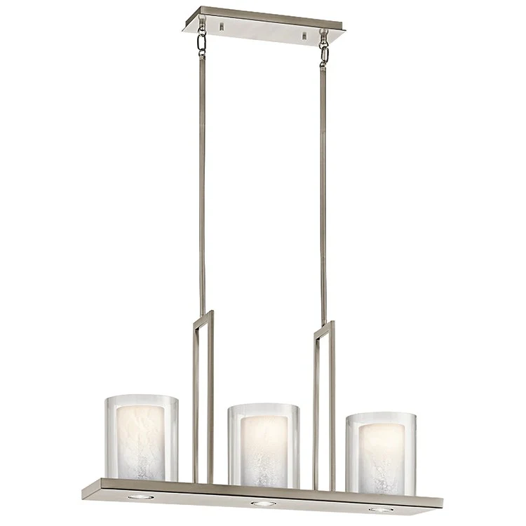 Triad Three-Light Linear Chandelier - Frankwebs