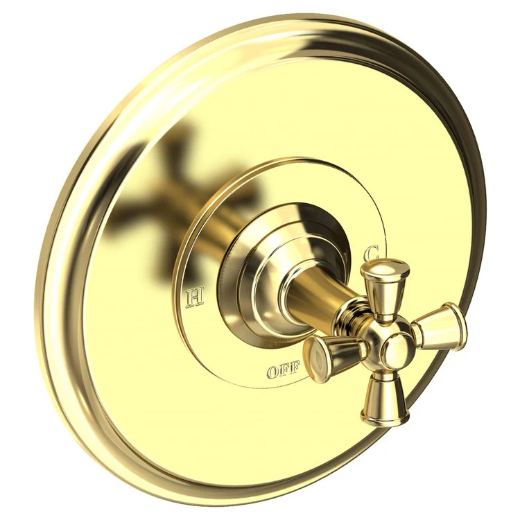 Pressure Balance Valve Trim Aylesbury Round 1 Cross Antique Copper ADA Depth 4 Inch - Frankwebs