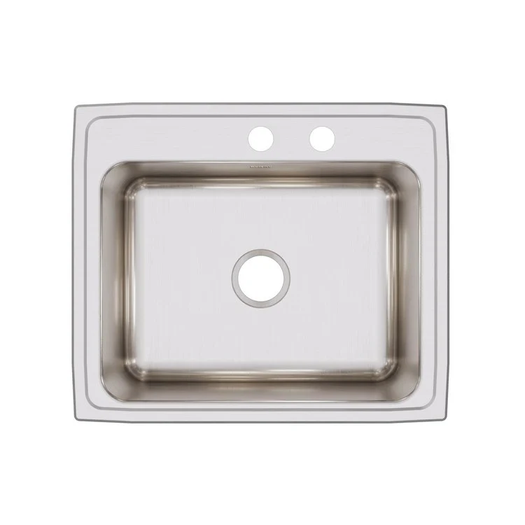 Kitchen Sink Lustertone Classic 25 x 21.25 Inch Single Bowl MR2 Hole Lustertone Classic Top Mount - Frankwebs
