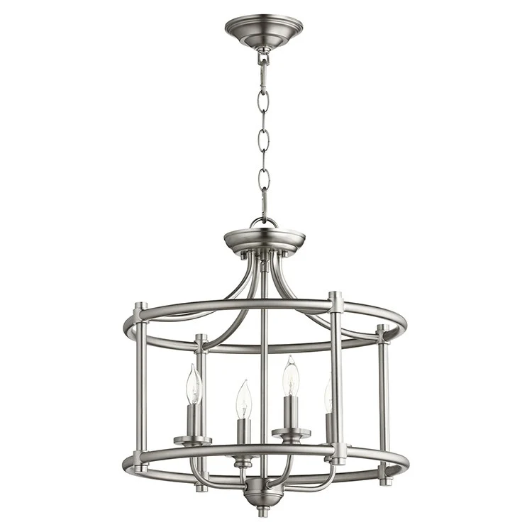 Rossington Four-Light Convertible Semi-Flush Mount Ceiling Fixture/Pendant - Frankwebs