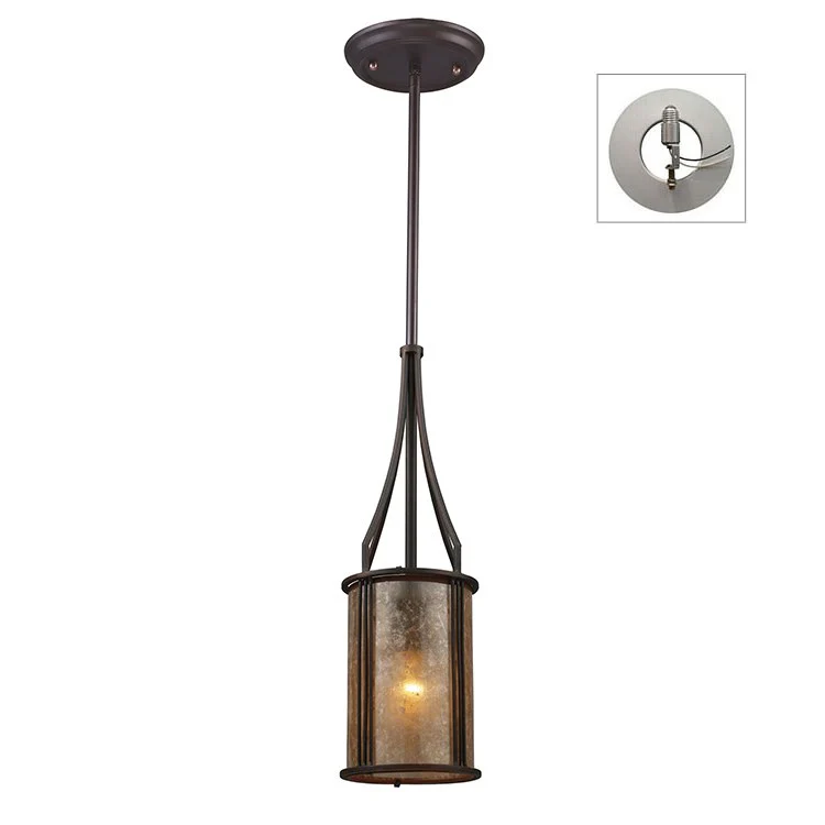 Barringer Single-Light Pendant with Recessed Light Kit - Frankwebs