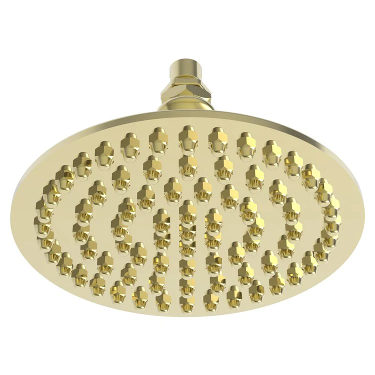 Showerhead Newport Bath 1 Function Ceiling Mount Matte White 9-1/8 Inch 1.8 Gallons per Minute 74 Spray Jets - Frankwebs