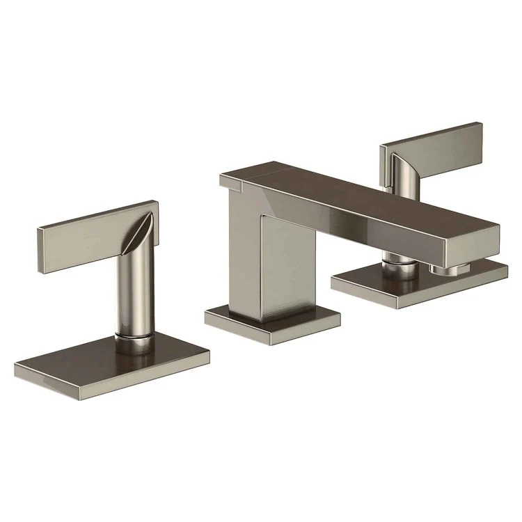 Lavatory Faucet Metro Widespread 8 to 20 Inch Spread 2 Lever ADA Antique Nickel 1.2 Gallons per Minute Brass Spout Height 2-1/2 Inch - Frankwebs