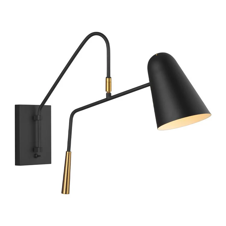 Simon Single-Light Wall Sconce by Ellen - Frankwebs