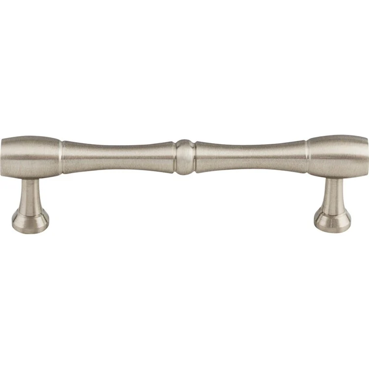 Pull Nouveau Bamboo D Handle Brushed Satin Nickel Brass 3-3/4 Inch 4-9/16x9/16 Inch - Frankwebs