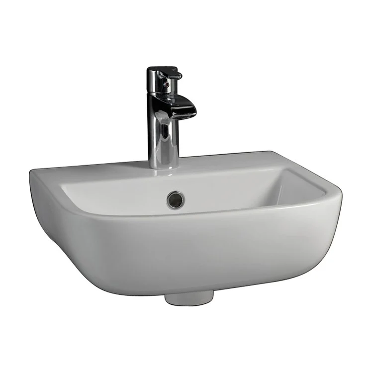 Lavatory Sink Wall Hung 15-3/4 Inch Rectangle White - Frankwebs