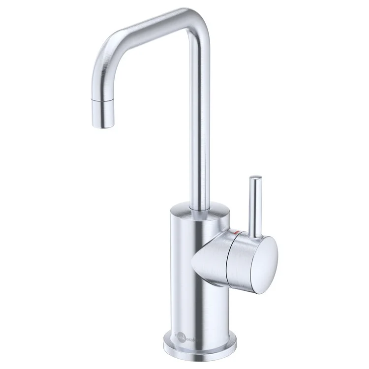 Hot Water Dispenser Showroom Modern 3020 Instant 1 Lever ADA Mid Arc Swivel 360 DEG Arctic Steel - Frankwebs
