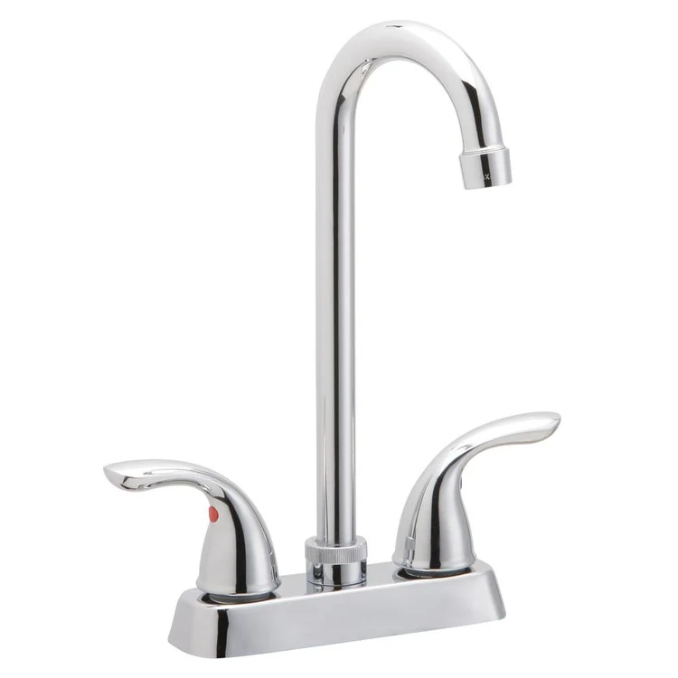 Bar Faucet Everyday Deck Mount 2 Lever ADA Chrome Spout Type Standard - Frankwebs