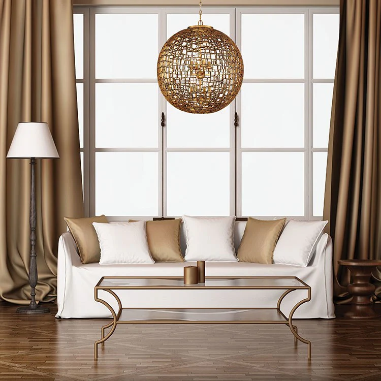 Abbondanza Eight-Light Globe Chandelier - Frankwebs