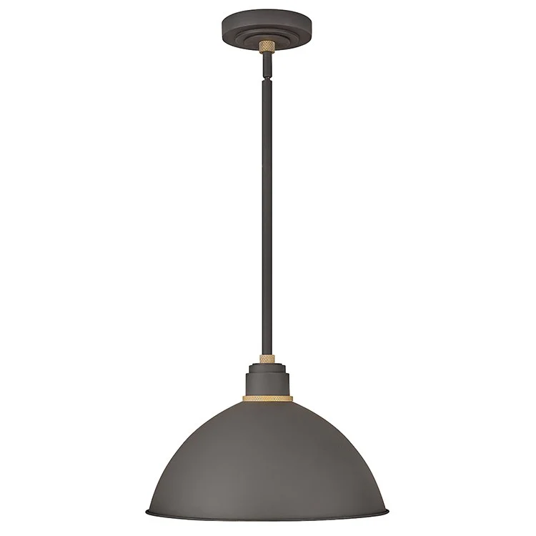 Foundry Single-Light Large Outdoor Pendant - Frankwebs