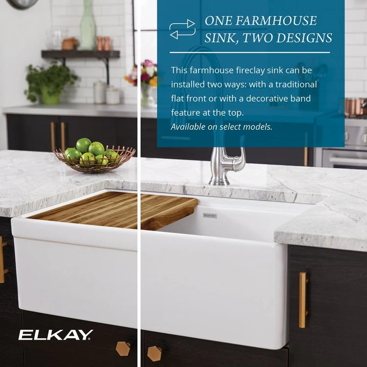 Kitchen Sink Fireclay 36 x 19 Inch Single Bowl Kit Apron Front White Farmhouse Front Drain Location Right Workstation - Frankwebs