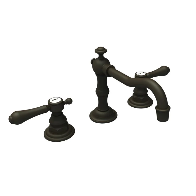 Lavatory Faucet Chesterfield Widespread 8 to 20 Inch Spread 2 Lever ADA Satin Brass PVD 1.2 Gallons per Minute Brass Spout Height 3-5/16 Inch - Frankwebs