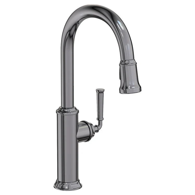 Kitchen Faucet Gavin 1 Lever ADA Polished Gold PVD Pull Down Spout Height 10-3/8 Inch 1.8 Gallons per Minute - Frankwebs