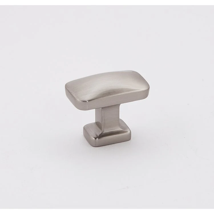 Knob Cloud Rectangle Unlacquered Brass Brass 1-1/4 Inch 1 Inch 11/16 Inch - Frankwebs