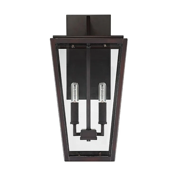 Milton Two-Light Outdoor Wall Mount Lantern - Frankwebs