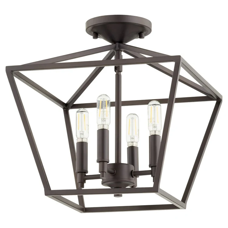 Gabriel Four-Light Flush Mount Ceiling Fixture - Frankwebs
