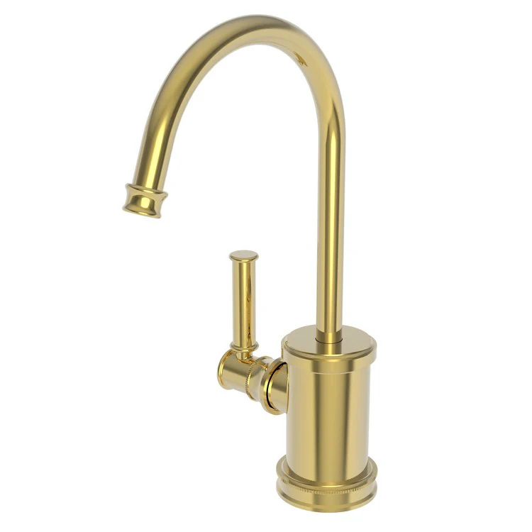 Hot Water Dispenser Taft 1 Lever Gooseneck French Gold PVD - Frankwebs