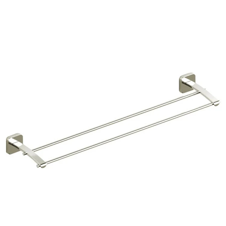 Towel Bar Salome 24 Inch Double Chrome Zinc 5-1/8 Inch - Frankwebs
