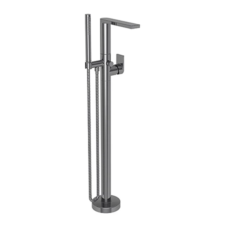 Tub Filler Skylar Freestanding with Handshower 1 Lever ADA Flat Black 1 Hole - Frankwebs