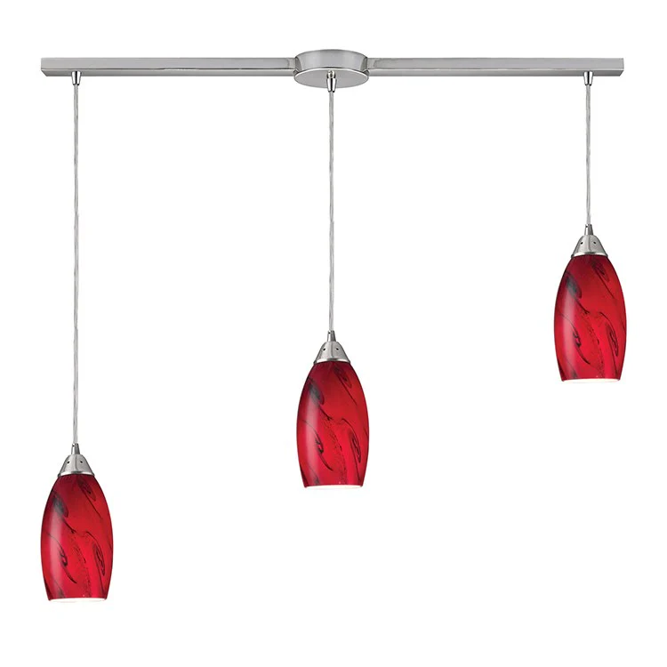 Galaxy Three-Light Linear Pendant - Frankwebs