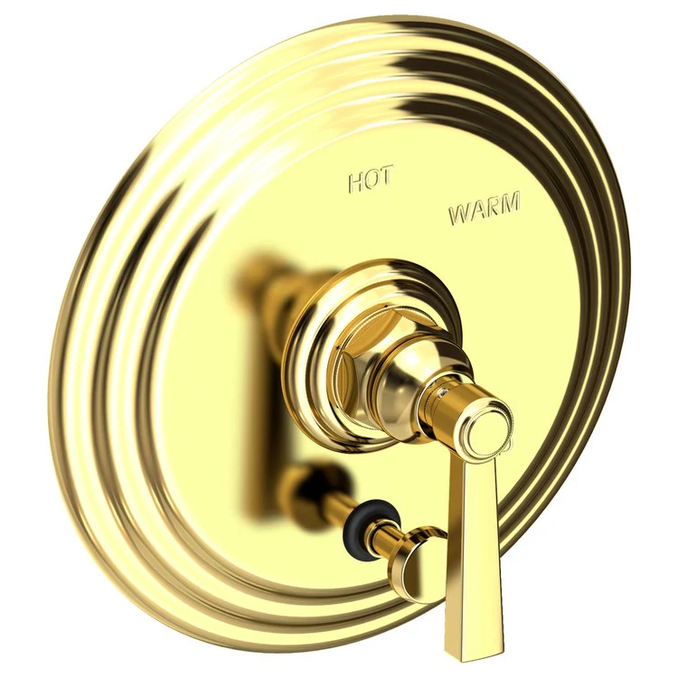 Astor Pressure Balance Tub/Shower Valve Trim Only with Lever Handle - Satin Brass PVD - Frankwebs