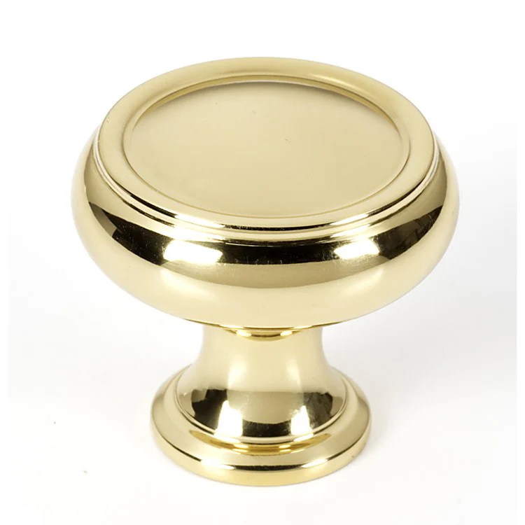Knob Charlie's Round Antique English Matte Brass 1-1/4 Inch 1-1/8 Inch 3/4 Inch - Frankwebs