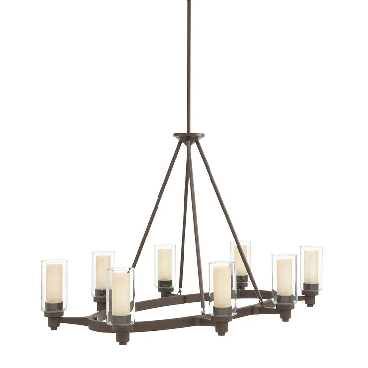 Circolo Eight-Light Oval Chandelier - Frankwebs