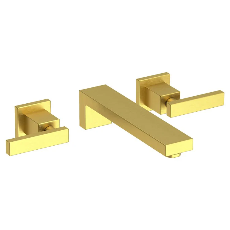 Skylar Two Handle Wall-Mount Bathroom Faucet - Polished Gold PVD - Frankwebs