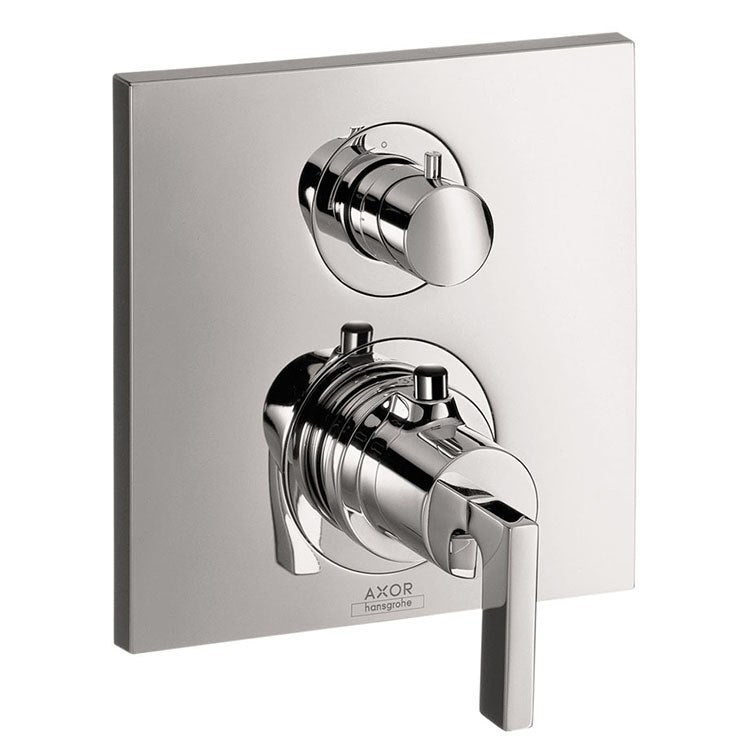 AXOR Citterio Thermostatic Valve Trim with Volume Control/Lever Handle - Frankwebs