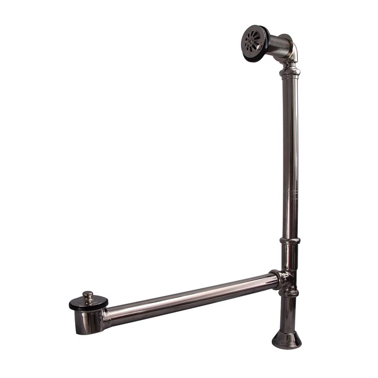 Tub Drain Pivoting 34 x 6 x 3 Inch Polished Brass - Frankwebs