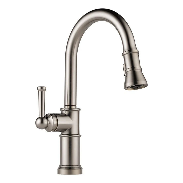 Kitchen Faucet Artesso 1 Lever ADA Brilliance Luxe Gold 1.8 Gallons per Minute Pull Down Handshower - Frankwebs