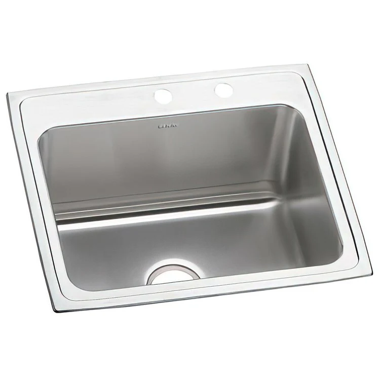 Kitchen Sink Lustertone Classic 25 x 21.25 Inch Single Bowl MR2 Hole Lustertone Classic Top Mount - Frankwebs