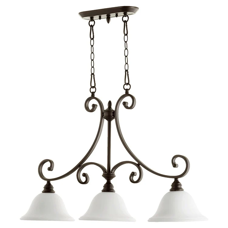 Bryant Three-Light Island Chandelier - Frankwebs