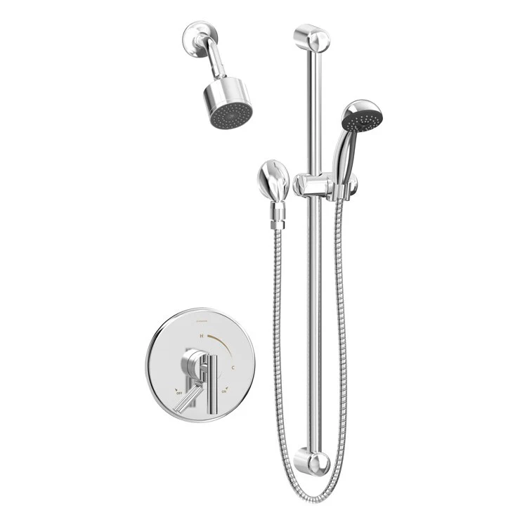 Dia Single Handle Wall-Mount Shower Faucet Trim with Handshower without Valve (1.5 GPM) - Frankwebs