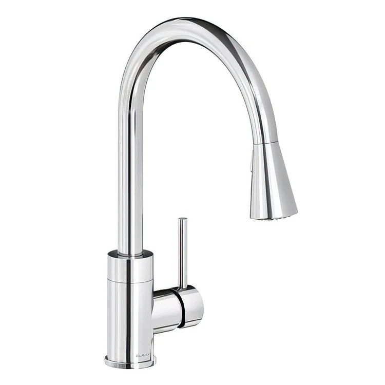 Kitchen Faucet Avado Deck Mount 1 Forward Only Lever ADA Matte Black Pull Down Spray 1 Hole Spout Height 15-11/16 Inch - Frankwebs