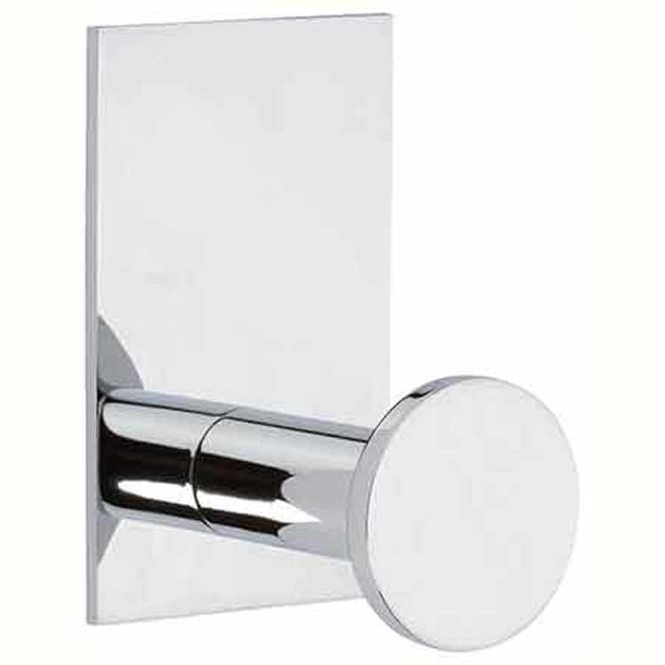 Robe Hook Metro Single Stainless Steel PVD 3-1/2 Inch 2-2/7 Inch Wall Mount Brass - Frankwebs