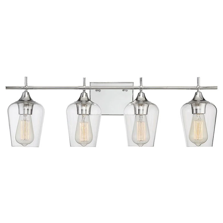 Octave Four-Light Bathroom Vanity Fixture - Frankwebs