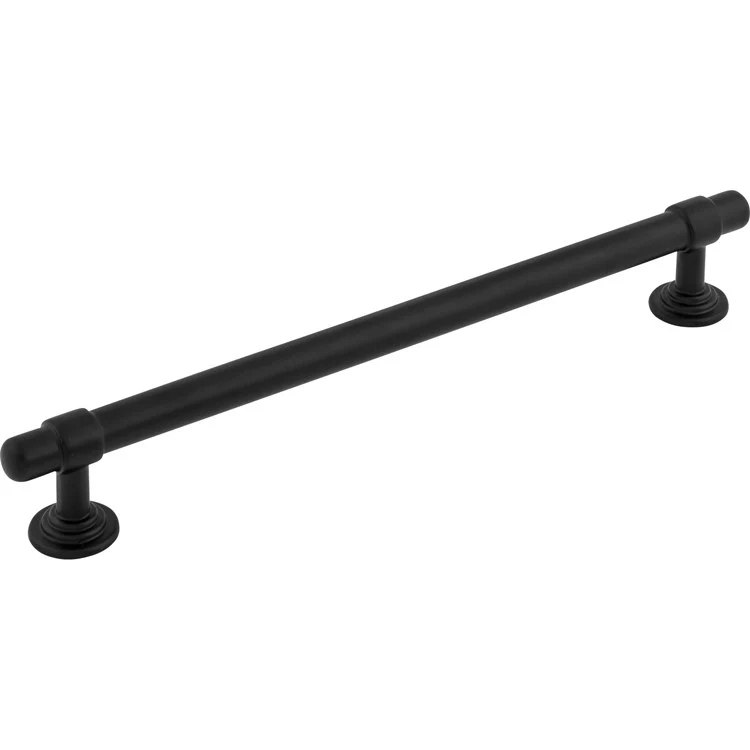 Drawer Pull Ellis Open End for Decorative Hardware Flat Black Zinc Alloy 7-4/7 Inch - Frankwebs