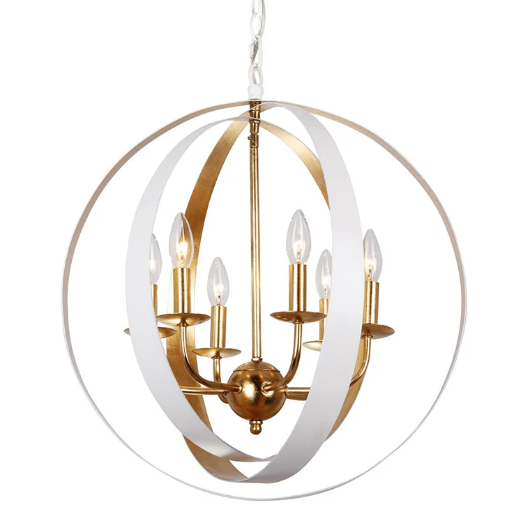 Luna Six-Light Chandelier - Frankwebs