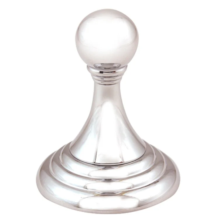 Robe Hook Embassy Bath Polished Chrome 2-5/8 Inch 3-1/4 Inch Wall Mount Brass - Frankwebs