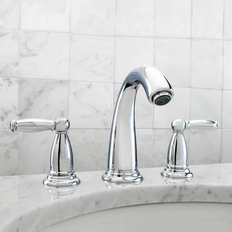 Swing C Two Handle Widespread Bathroom Faucet - Frankwebs