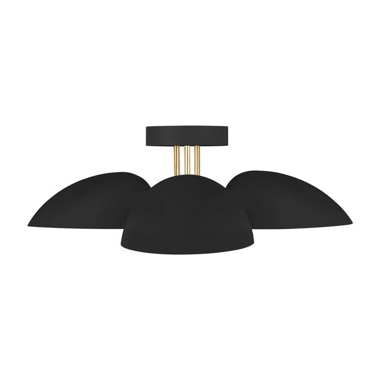 Jane Three-Light Flush Mount Ceiling Fixture by Ellen - Frankwebs