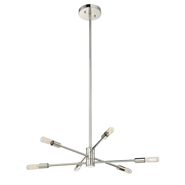 Lyrique Six-Light Chandelier - Frankwebs