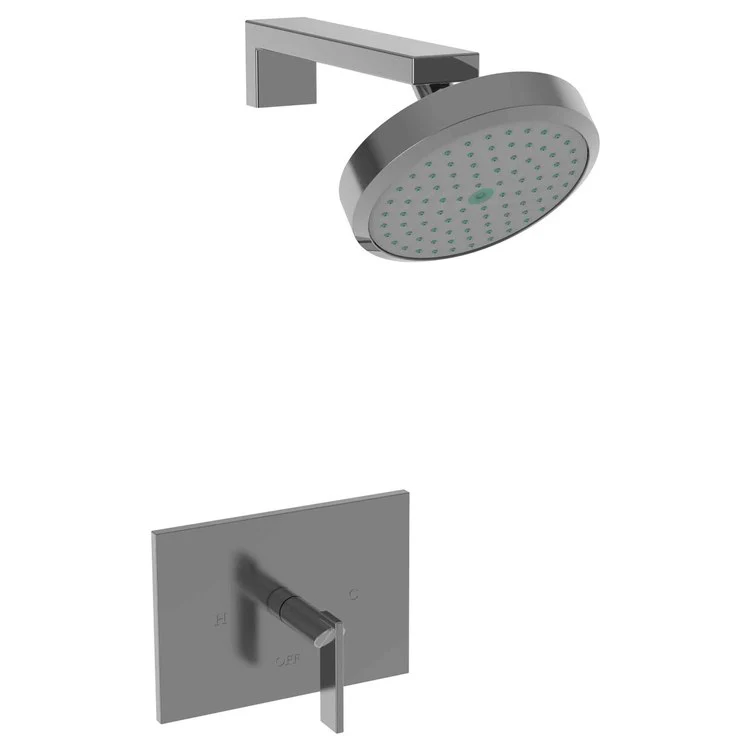 Metro Pressure Balance Shower Trim with Lever Handle - Antique Copper - Frankwebs