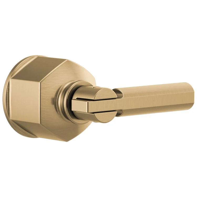 Handle Kit Invari Zinc 1 Lever Brilliance Luxe Gold for Freestanding Tub Filler 2-1/8 Inch - Frankwebs