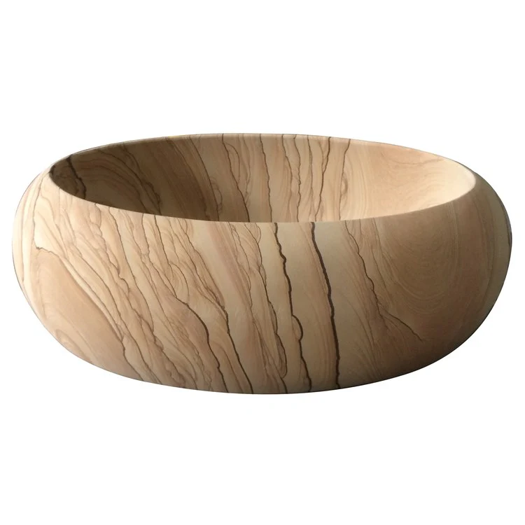 Vessel Teton Oval 22 Inch Sandstone - Frankwebs