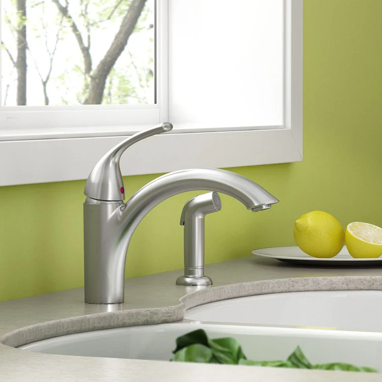 Quince Single Handle Kitchen Faucet with Side Sprayer 2.2 GPM - Frankwebs