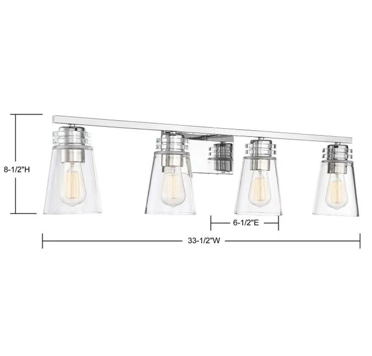 Brannon Four-Light Bathroom Vanity Fixture - Frankwebs